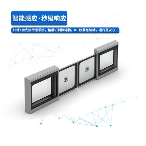 门禁自动感应安全门户外公交站地铁站台智能电动电磁屏蔽门