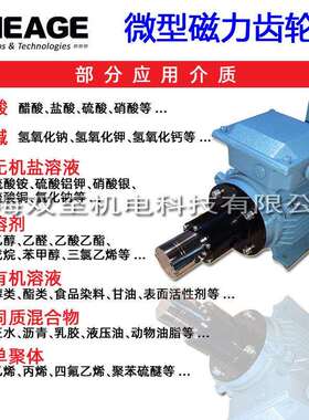 低温液体介质SHEAGE SA-DGS.68PPPT1NM00000计量微型磁力齿轮泵
