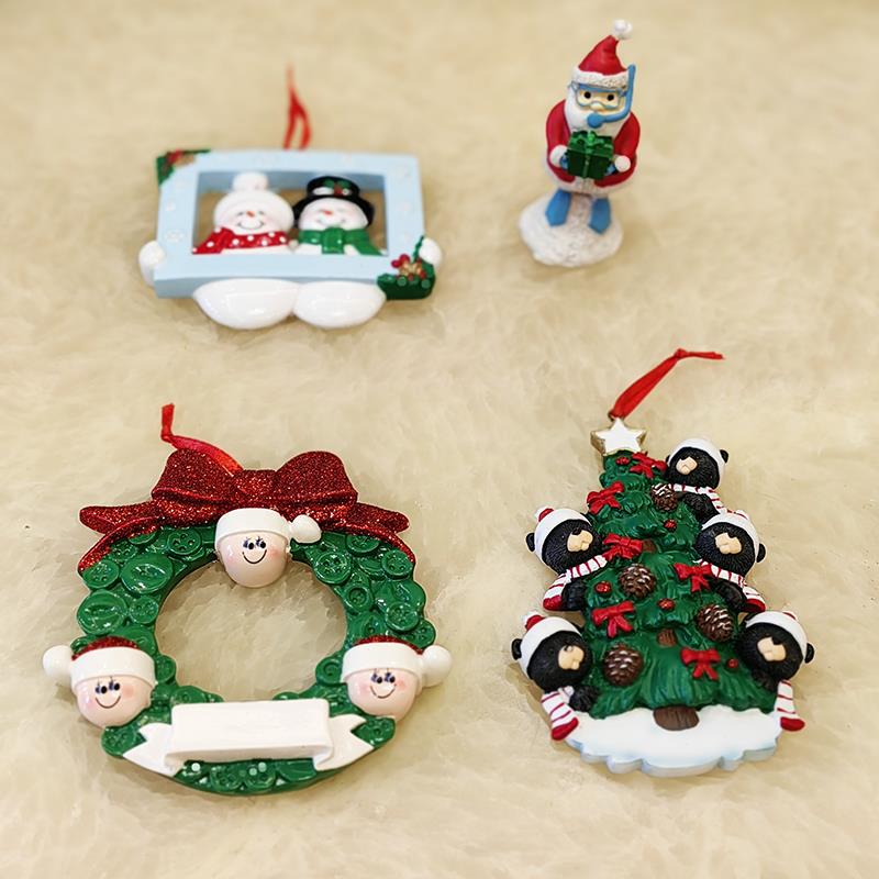 圣诞节礼物圣诞树装饰挂件家用ins风摆件姜饼人雪人老人公仔玩偶