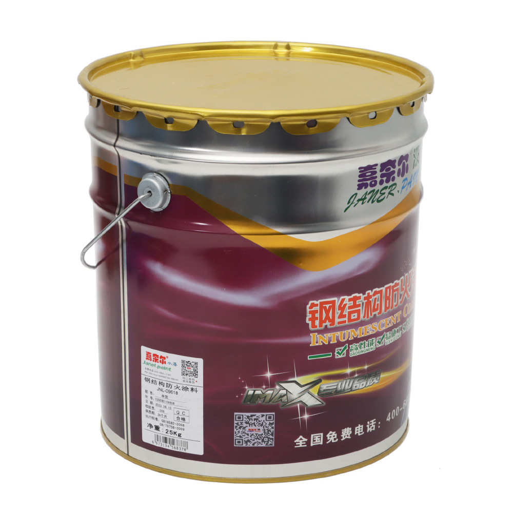上海钢结构防火涂料施工超薄型薄型电缆水性膨胀型防火漆 25Kg/桶