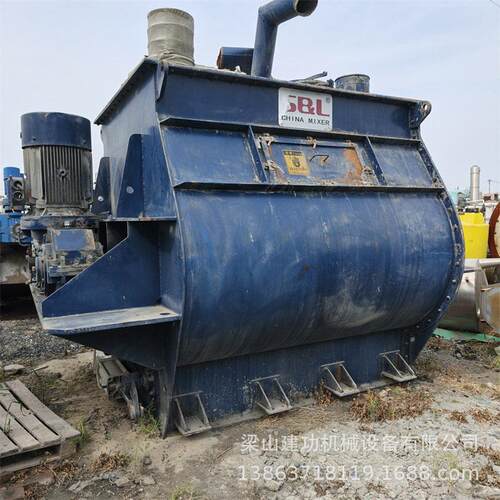 二手WZ-10双轴桨叶混合机 卧式无重力混合机 干粉砂浆化工搅拌机