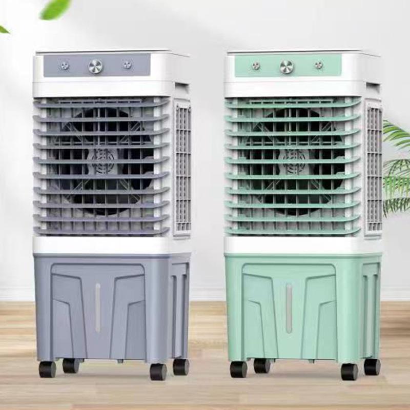 新款直销移动冷风扇水冷家用办公降温扇 小型立式冰晶上加水空调