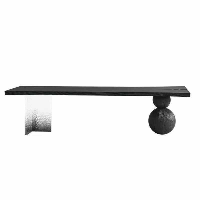 侘寂风办公桌设计师泡茶桌亚克力渐变实木茶桌客厅原木大板桌茶台,住宅家具,家用茶台/茶桌,淘宝优惠券,粉丝福利购,淘宝优惠卷