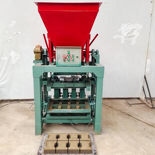 小型全自动免烧砖机 4-35型水泥空心砖机 多功能路沿石砖模具可换