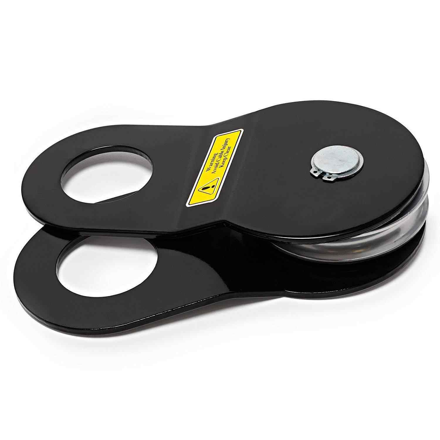 越野滑轮绞盘夹板滑轮拖车钩绞盘绳拖车绳动滑轮越野改装