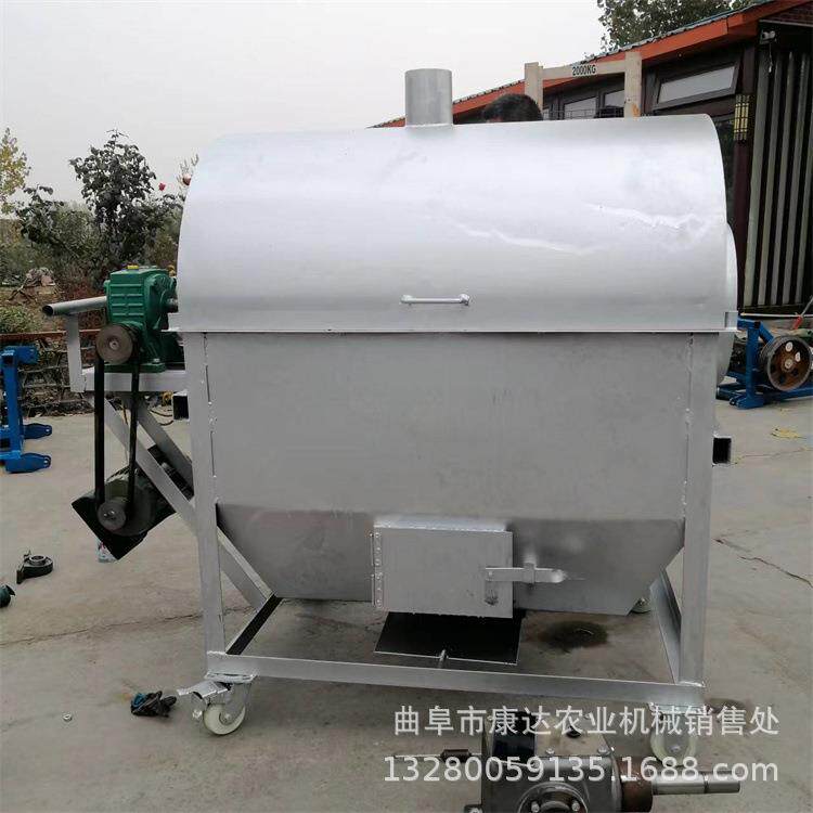 滚筒式炒货机电加热不锈钢金银花烘炒机花椒大茴气加热翻炒机