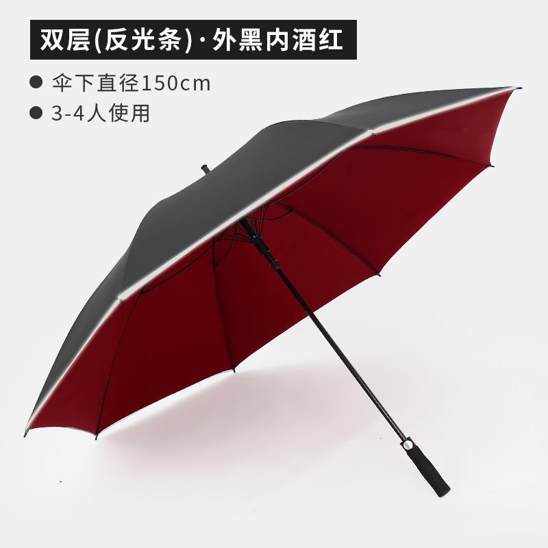 高档高尔夫伞雨伞长士柄男自动L家用大号加固厚加结实抗风商务OGO
