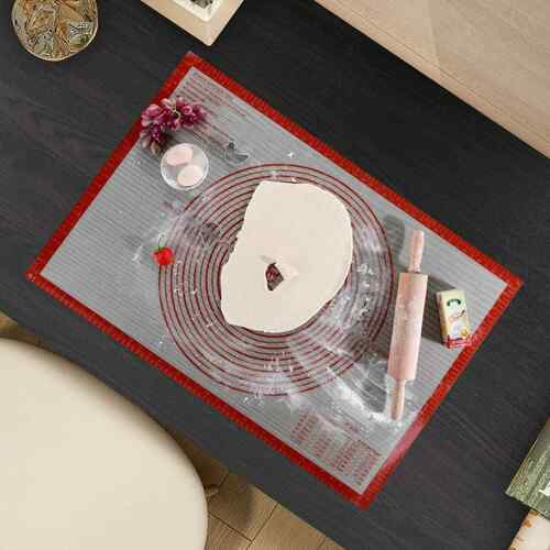 Silicone Pastry Mat Baking Kneading Rolling Mat Cookie Sheet