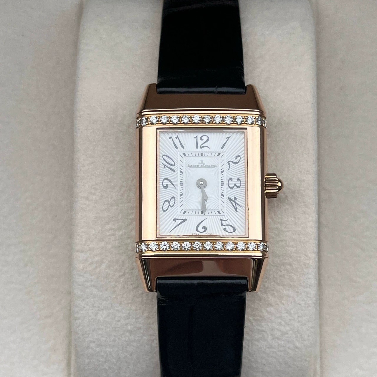 公价12.6万】98新积家翻转腕表Q2642420机械女手表33*21二手正品