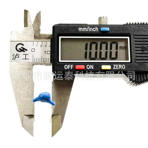 安规电容 Y1电容 471K 400V 10% 470PF P=10MM 蓝色电容 优势直销