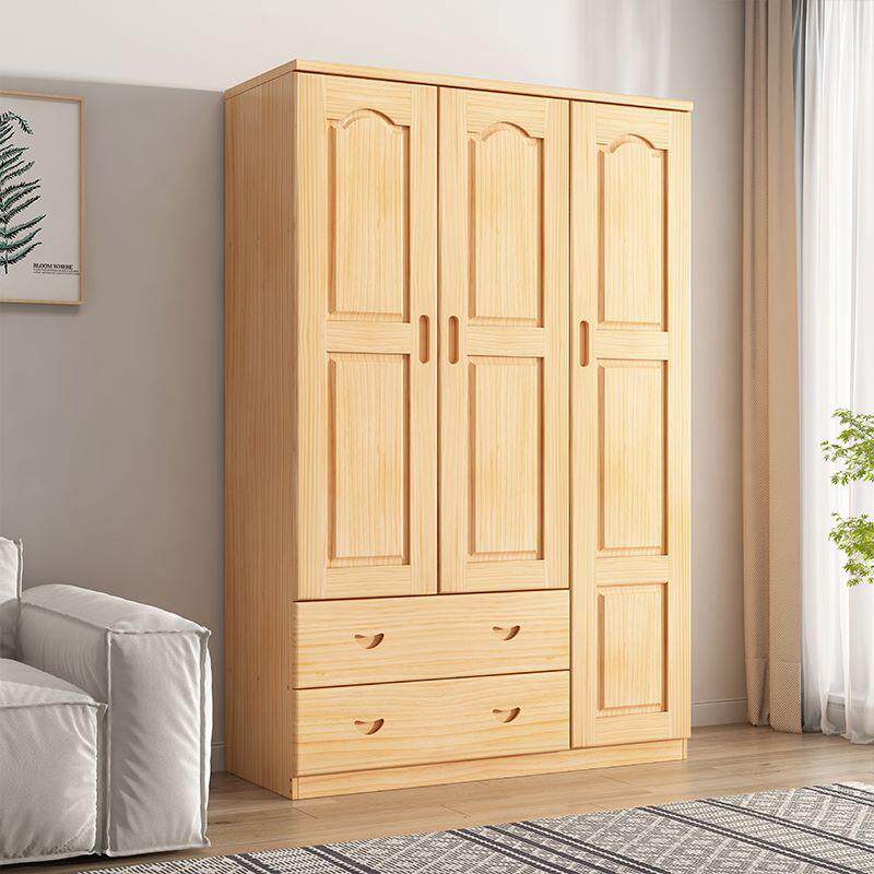 实木衣柜家用卧室出租房户新64566款2小025爆款小型用儿童宿舍衣