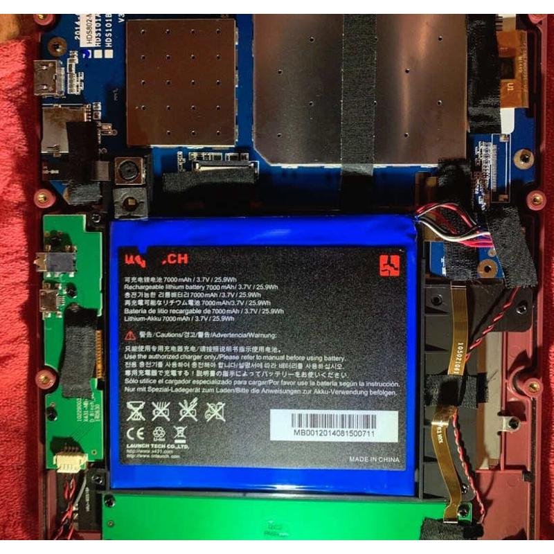 适用于元征X431PAD II汽车检测仪解码器诊断仪电池3.7V 15000毫安