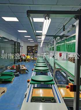 浙江检测线新能源电池生产线线边操作台滚筒线无动力输送装配线