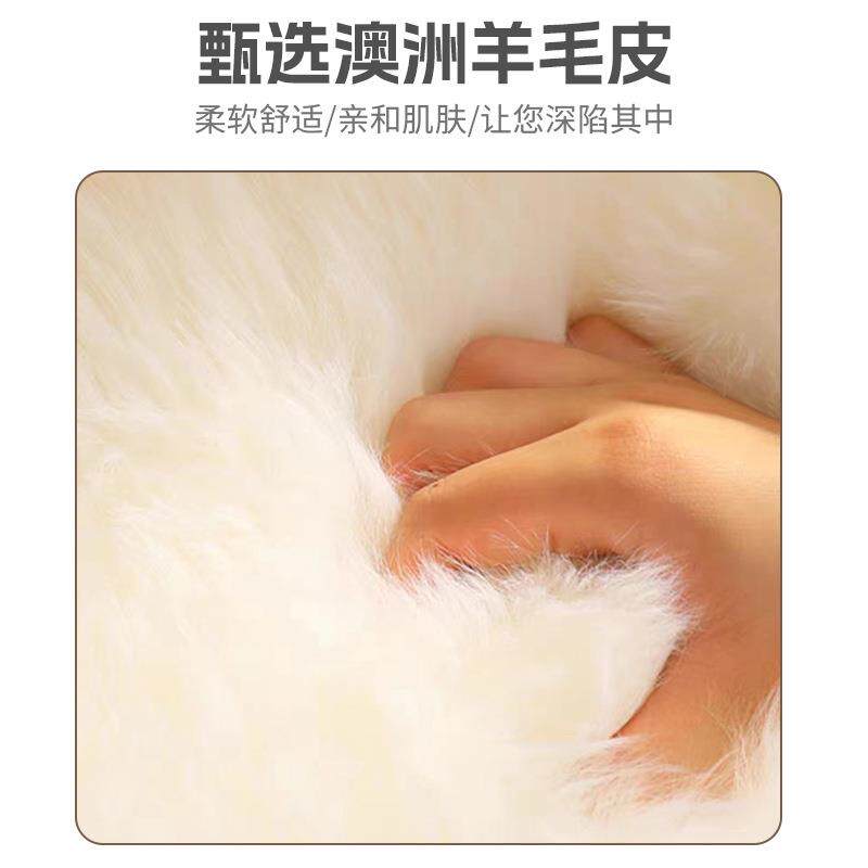 羊毛沙发垫羊毛地毯卧室客厅床边毛毯飘窗垫毛绒地毯垫羊毛地毯
