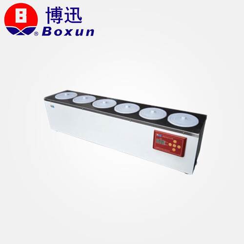 上海博迅HH.S11-6电热恒温水浴锅单列六孔双列六孔水槽数显温度