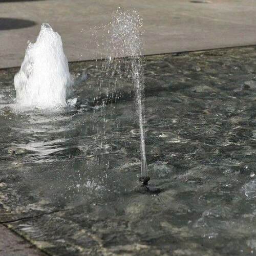 1.4W Solar Power Water Fountain Pump W/ 7 Nozzles DIY Water