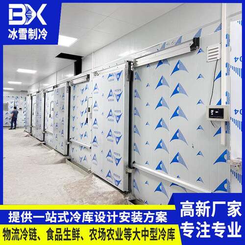 海南大型冷库全套设备水果蔬菜低温保鲜库肉类速冻库冷藏库冷冻库