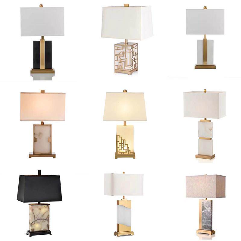 北欧后现代创意轻奢新中式台灯设计师样板房家用大气客厅卧室床头