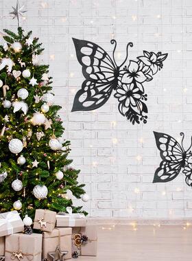 金属铁艺幽默驴剪影农场艺术装饰品庭院花园木桩栅栏挂摆件工艺品