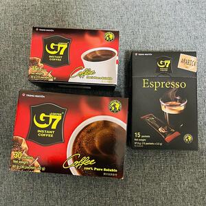 临期特卖G7越南无蔗糖速溶黑咖