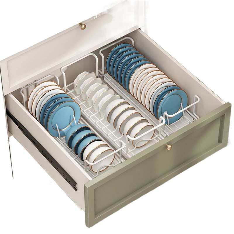 窗台窄款碗碟架厨房台面置物架橱柜内盘子收纳小型碗柜沥水碗家固