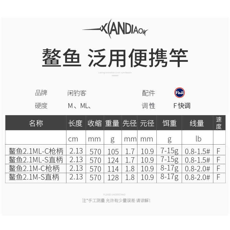 四节便携路亚竿远投翘嘴专用ml调收伸缩多节短节直柄快调旅行套装
