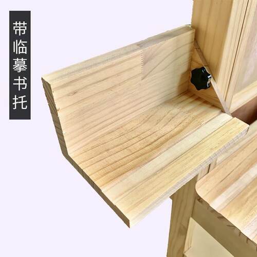 一体式升降画架画桌 画凳画室美术生画画写生临摹专用实木画桌