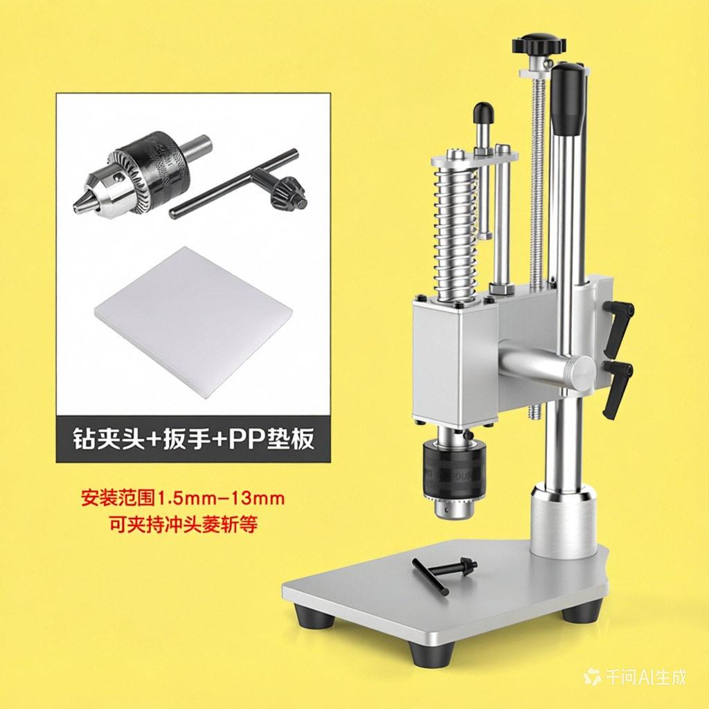 小型手动压力机冲压机手啤机冲孔无声菱斩打斩机新款精密铝合金