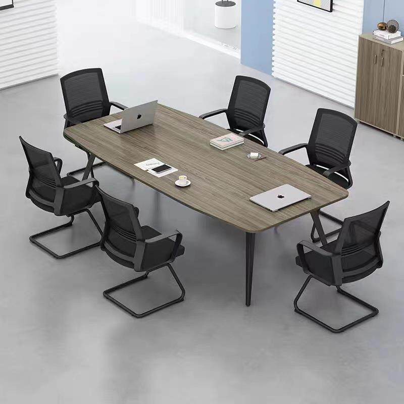 会议桌现代简约办公家具会议室商业长条办公桌洽谈会客室工作台