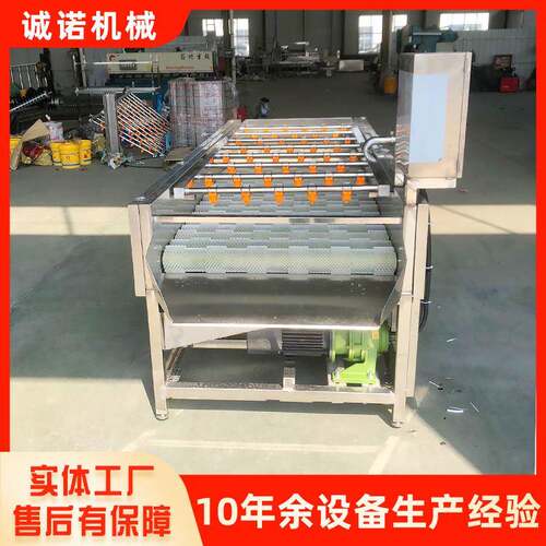 全自动荸荠去皮清洗机红薯平行毛辊清洗机土豆商用毛辊清洗机