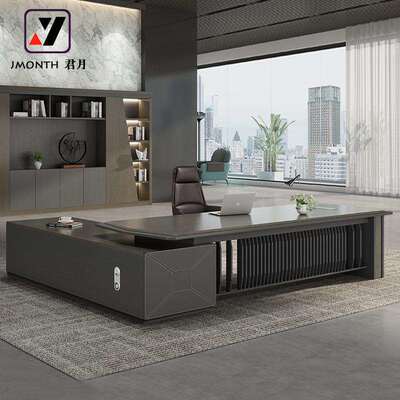 现代简约总裁办公桌椅组合家具董事长大班桌单人位经理办公室桌子