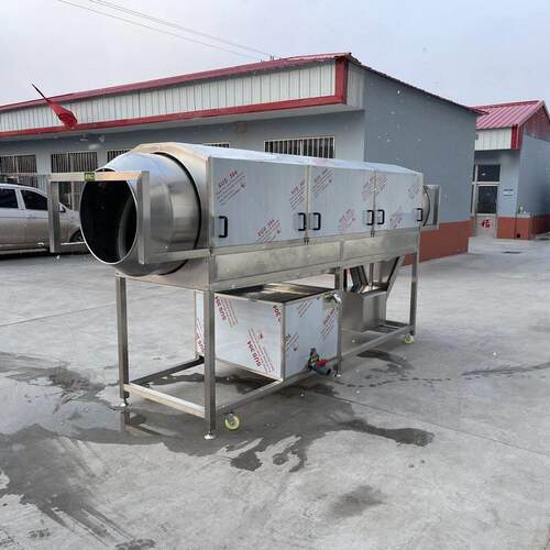 定做全自动洗袋机滚筒式清洗设备不锈钢多功能软包装袋清洗设备