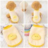 0到3个月小奶猫衣服小猫咪奶狗超小德绒秋冬款 防掉毛幼猫保暖背心