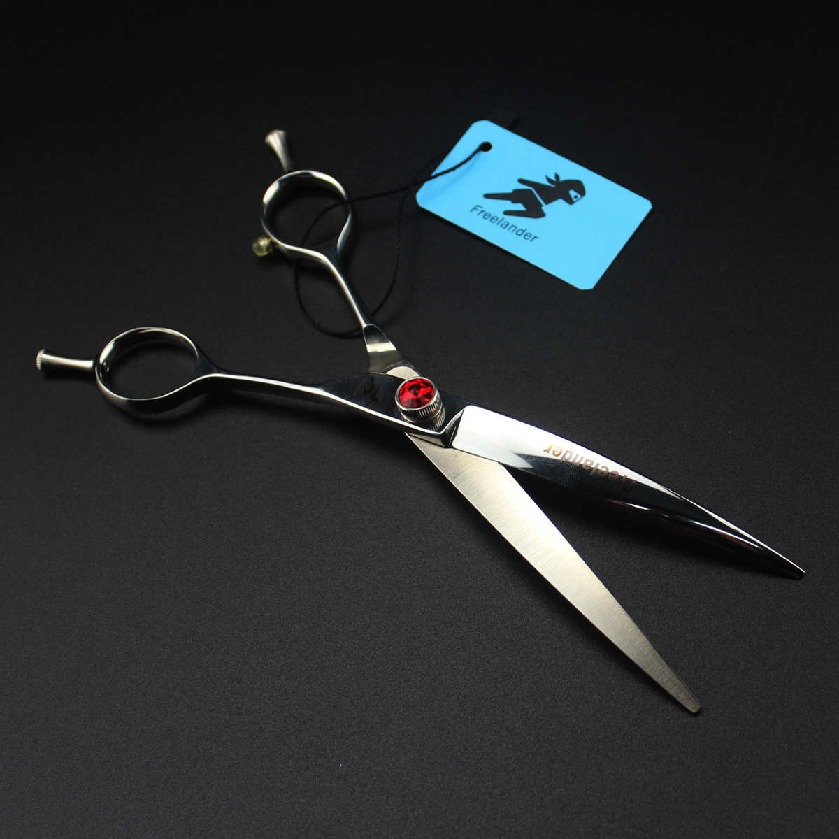 双尾弯 宝石款 7.0寸弯剪宠物剪 专业级 上下弯 宠物师专用