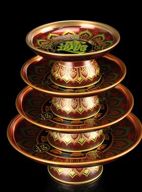 水果盘果盘果盘合金莲花装饰摆件