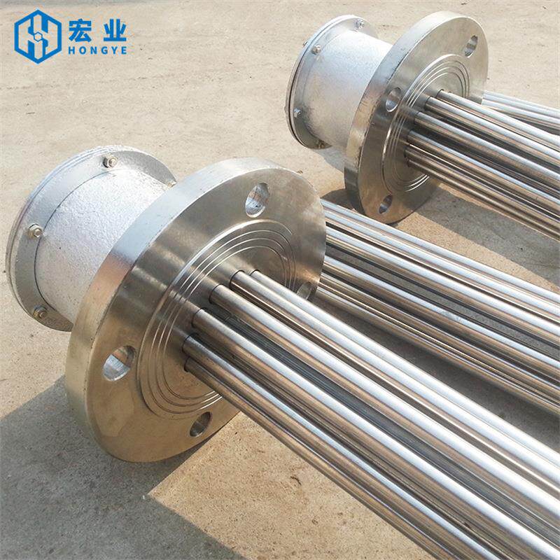法兰盘安装水箱加热管 大功率锅炉电加热器加热管 30/40/50/60KW