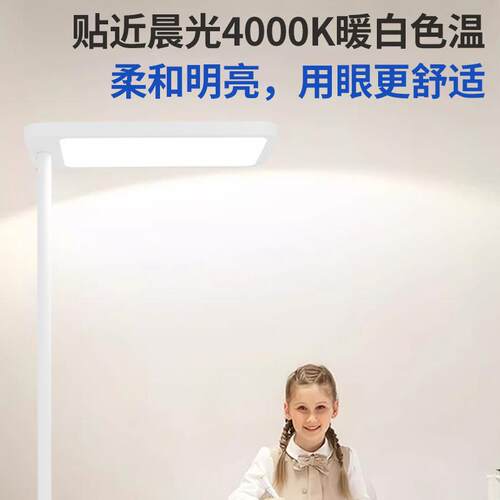 L56ED全光谱落台地护眼灯学生学习专用儿灯童阅读立式路灯钢大琴