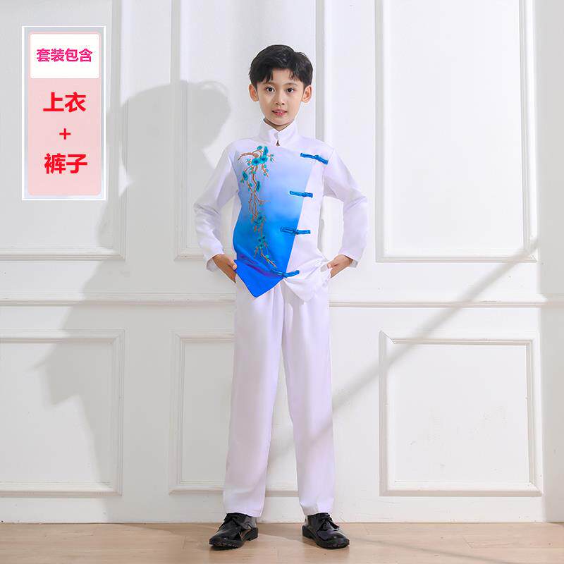 正品中小诵生合唱朗儿童比赛礼学红歌女童钢琴表演大合服唱演出服