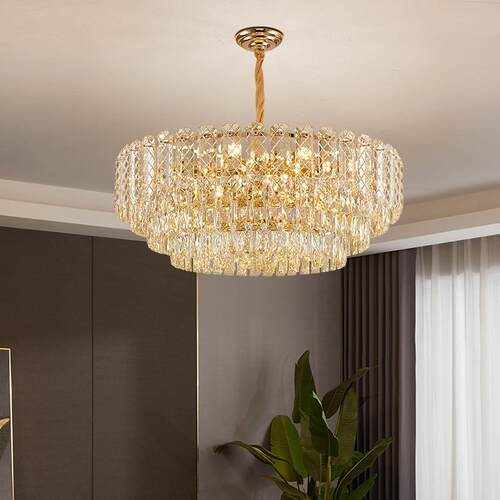 新款直销轻奢客厅灯北欧后现代简约大气主卧室灯餐厅圆形房间灯具