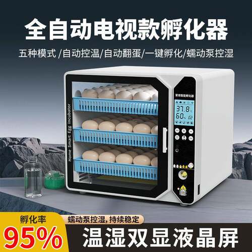 家用孵化器鸡鸭鹅芦丁鹦鹉孵蛋器智能孵化机小型全自动鸡苗孵化器