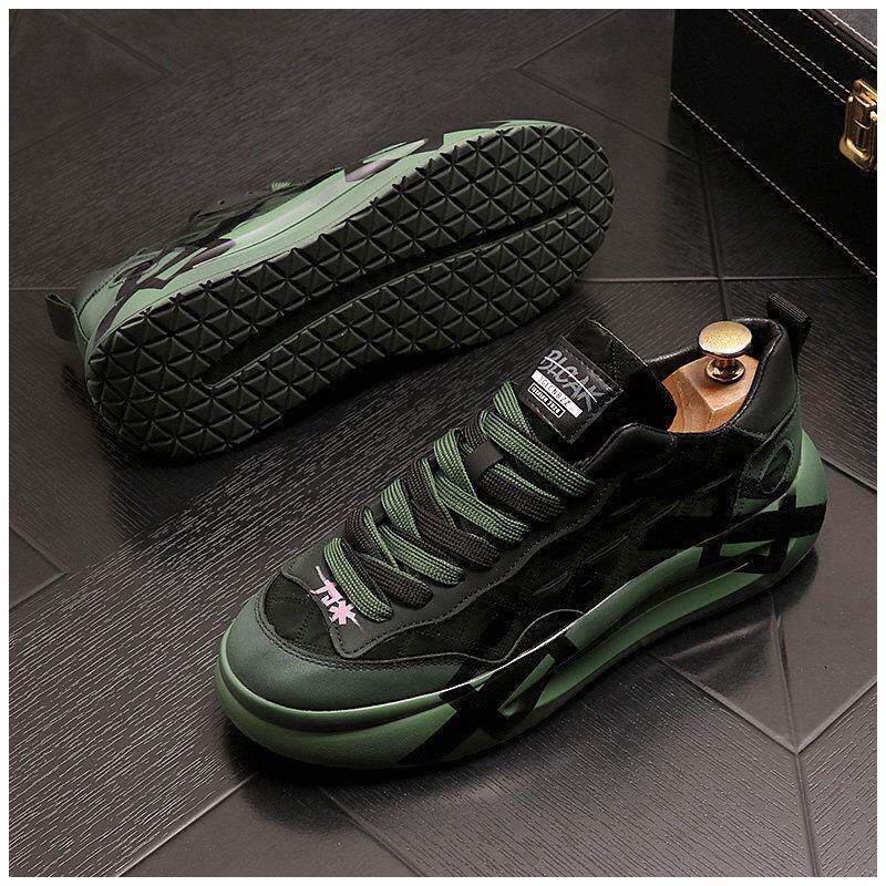 香港潮牌新款厚底增高休闲鞋 男士百搭运动老爹鞋