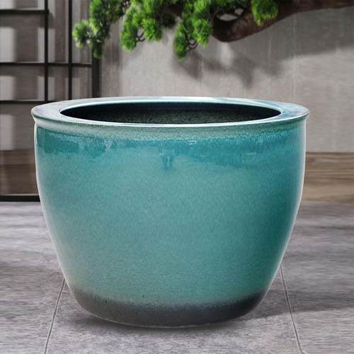 正品莲景德镇陶瓷鱼缸古法养鱼缸户庭院外民水间老旧老式大缸睡荷