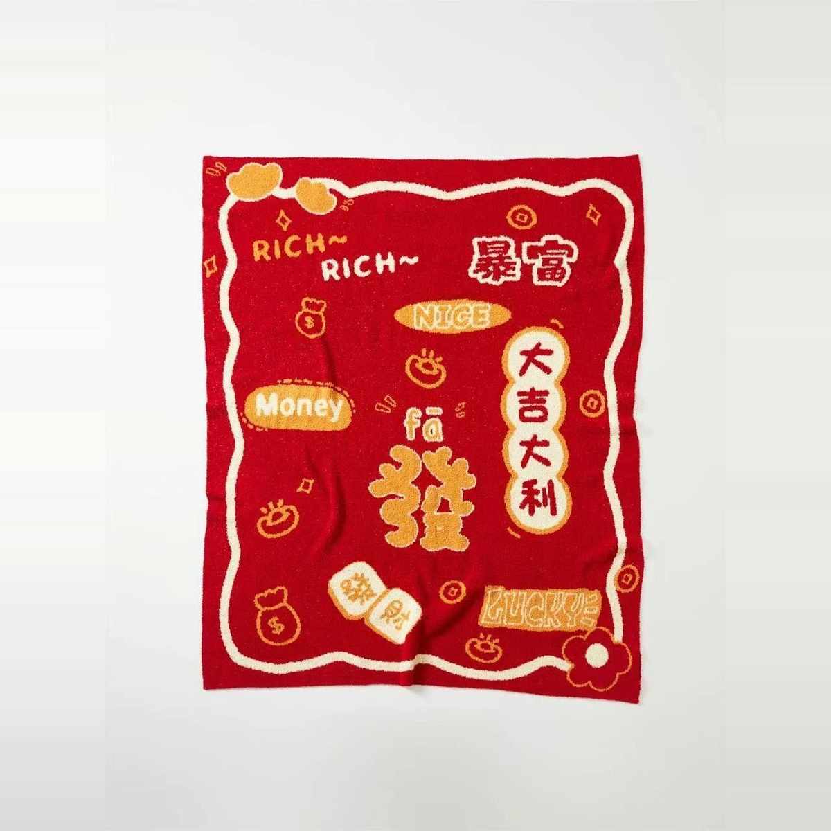 A类秋冬单人午休盖毯半边绒毯子加厚保暖办公毯柔软猫咪多花色毯