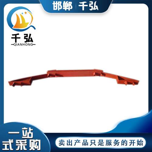 千弘生产圆弧形轨枕 槽钢轨枕 隧道轨枕地铁盾构轨枕