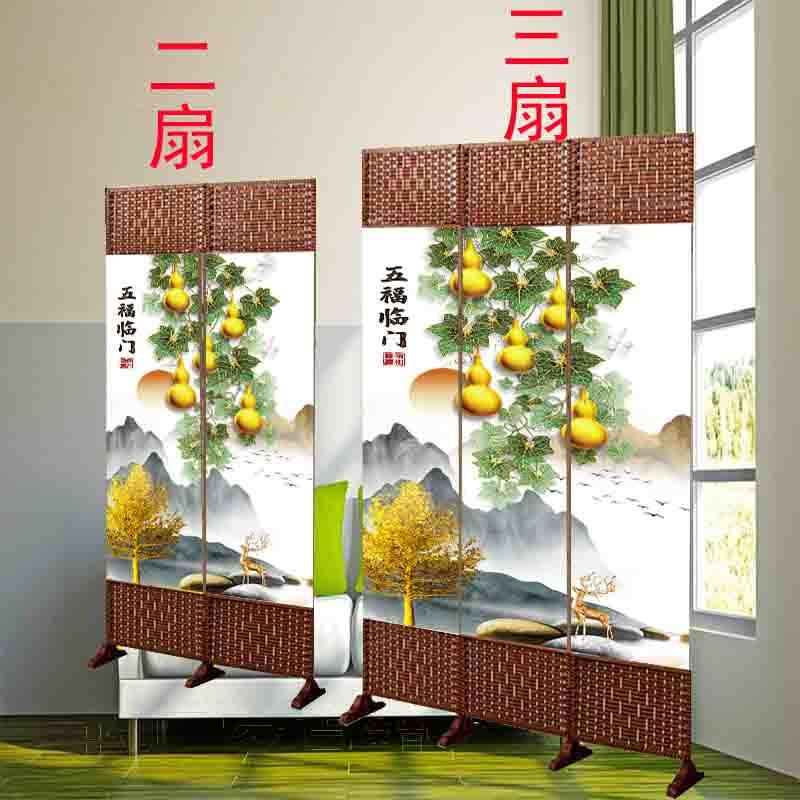 简约屏风装饰移动新款可折叠客厅隔断定制玄关办公室墙帘卧室房间