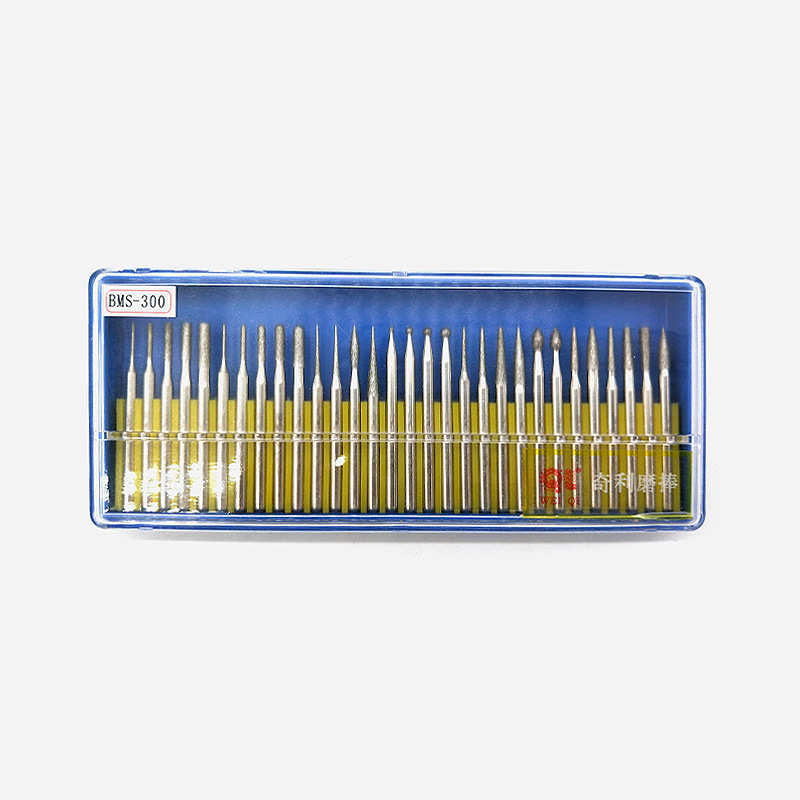 QL奇力合金打磨头抛光金刚砂打磨针可定制30支装石材雕刻合金磨棒