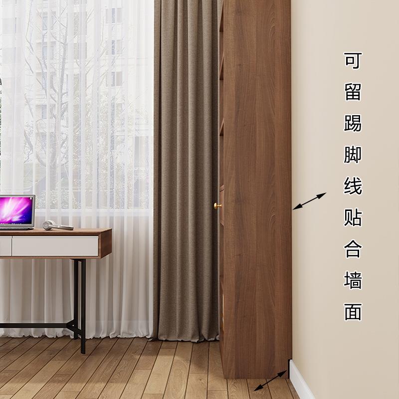 纳实木书书架物架落地置柜储物柜靠墙一体家用阳光天使儿童学生简