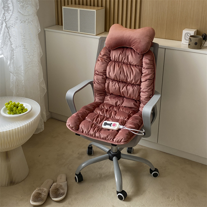 办公室加热坐垫靠背一体保健坐垫