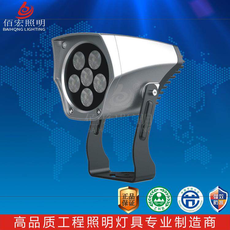 新款LED射灯6W12W防水投射灯酒店桥梁楼体亮化灯具厂家
