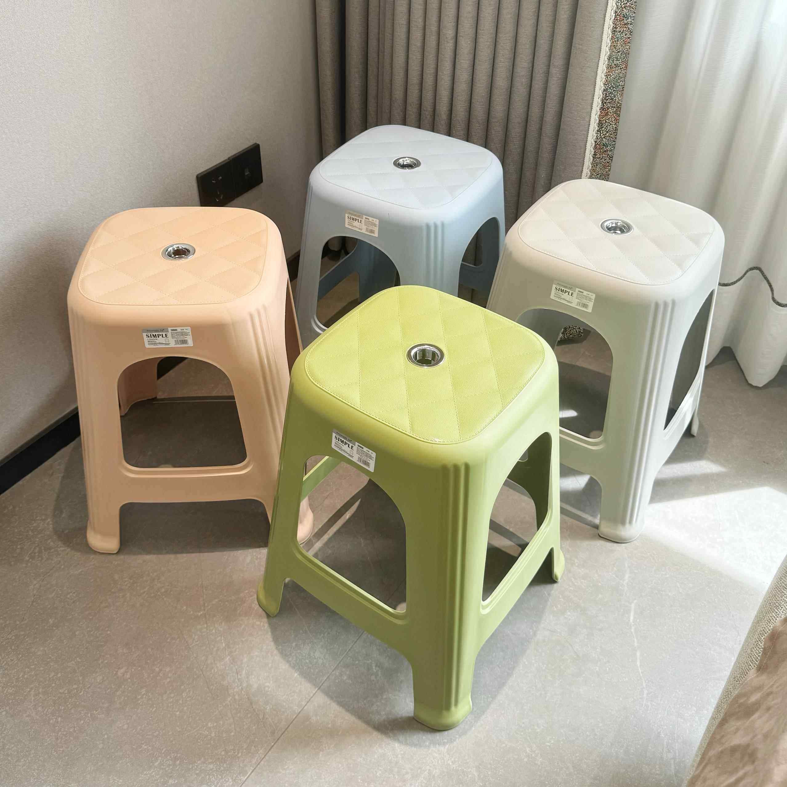 客厅餐桌椅子成人高板凳北欧风家用加厚塑料凳子套装防滑备用餐椅,住宅家具,其它凳子,淘宝优惠券,粉丝福利购,淘宝优惠卷